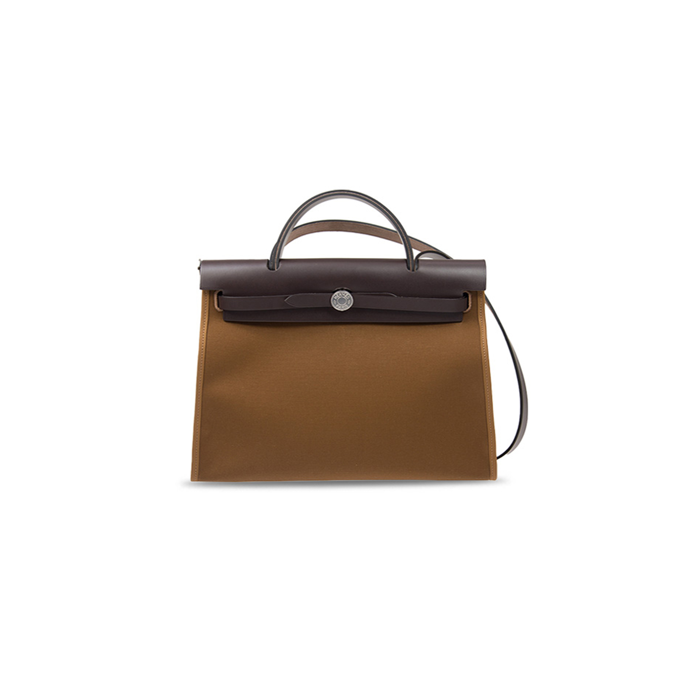 HERMES MASTER EBONY HERBAG MESSENGER 39 BAG H084489CKAN  (39*28*9cm)
